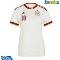Španjolska Martin Zubimendi #18 Gostujuci Dres za Ženska SP 2026 Kratak Rukav